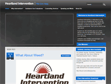 Tablet Screenshot of heartlandintervention.com